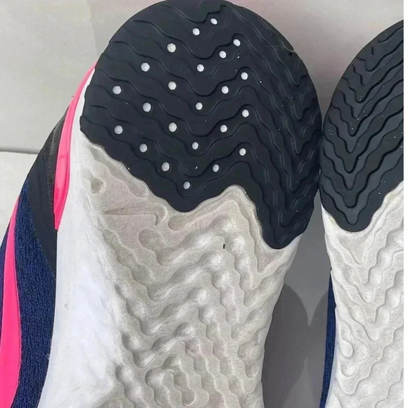 Nike Womens Odyssey React Deep Running Trainers Shoes Blue Sz 38 - Picture 5 of 9